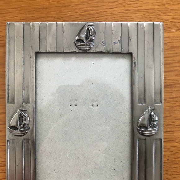 Metal Sailboat Nautical Picture Frame - Picture 3 of 5